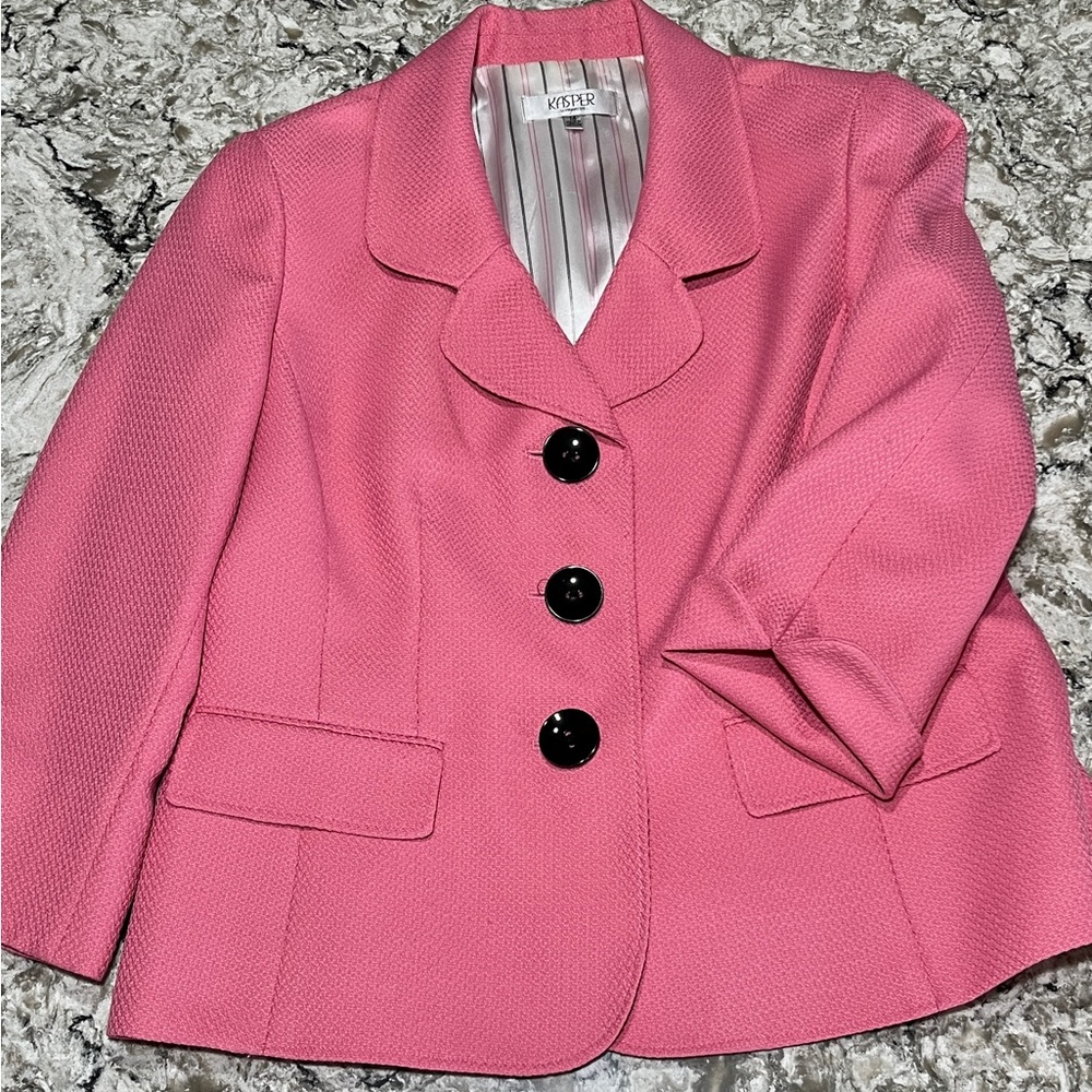 Kasper pink 14 Jacket - fully lined (some wear)